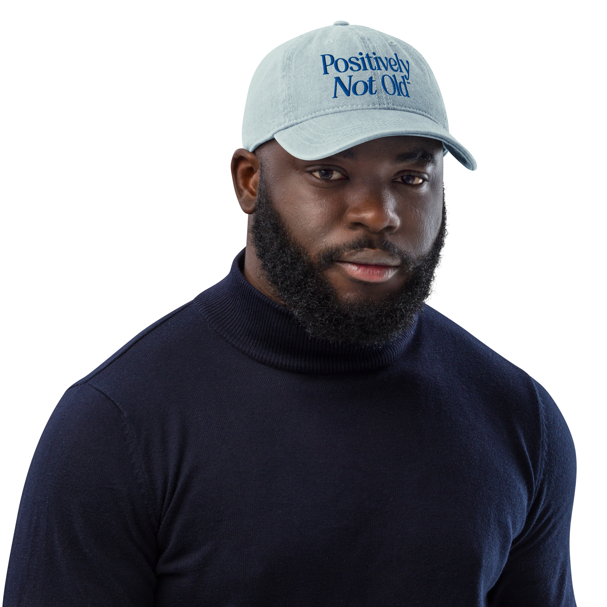 Positively Not Old Denim Hat - Image 4