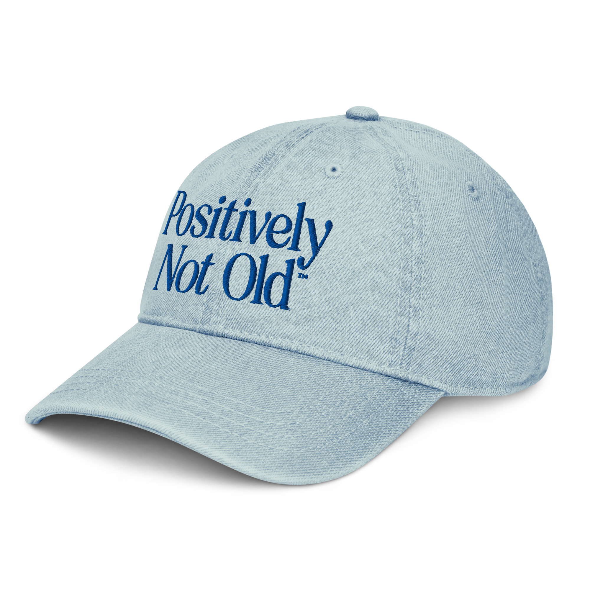 Positively Not Old Denim Hat - Image 3